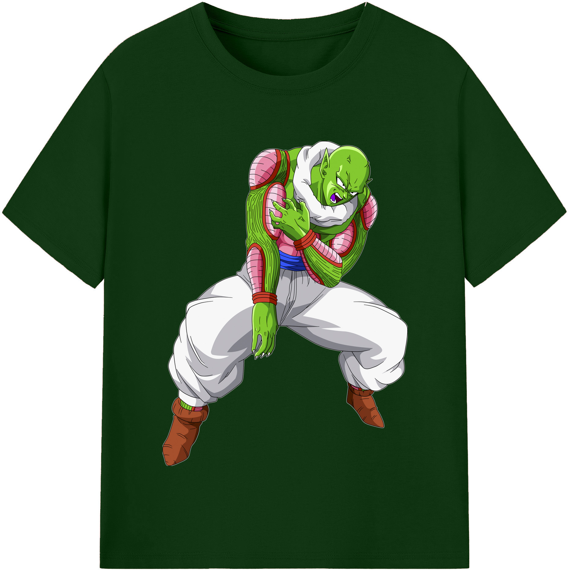 （画像用） ドラゴンボール ピッコロ DRAGON BALL Piccolo 綿100％半袖Tシャツ（フロントプリント）